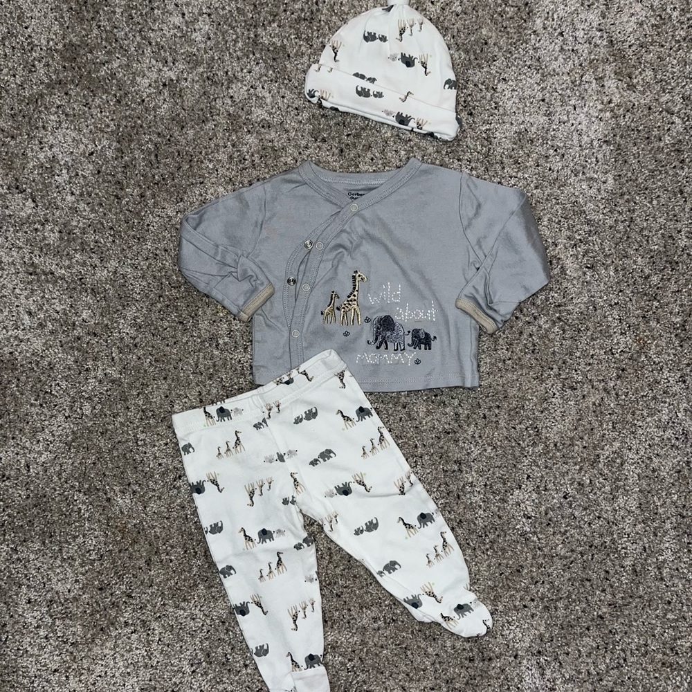 Baby boy 0-3 month outfit